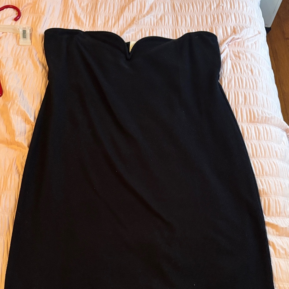H&M Black Strapless Dress